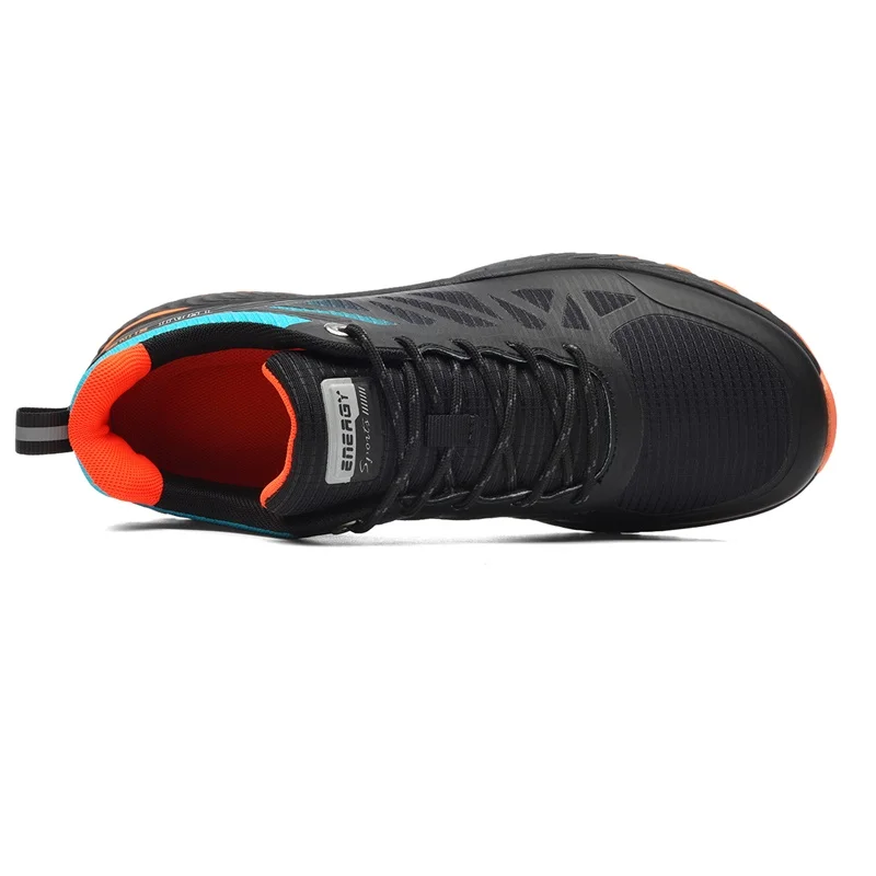 Zapatillas de senderismo transpirables para hombre, calzado resistente al agua con soporte para el arco, talla grande