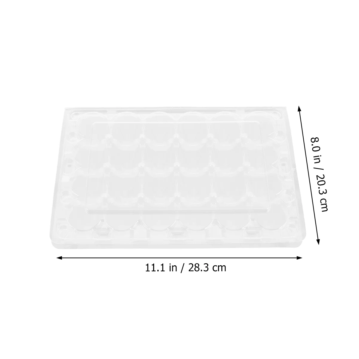 12 Pcs Quail Egg Tray Refrigerator Plastic Holder Storage Container Organizer Rack Organizing