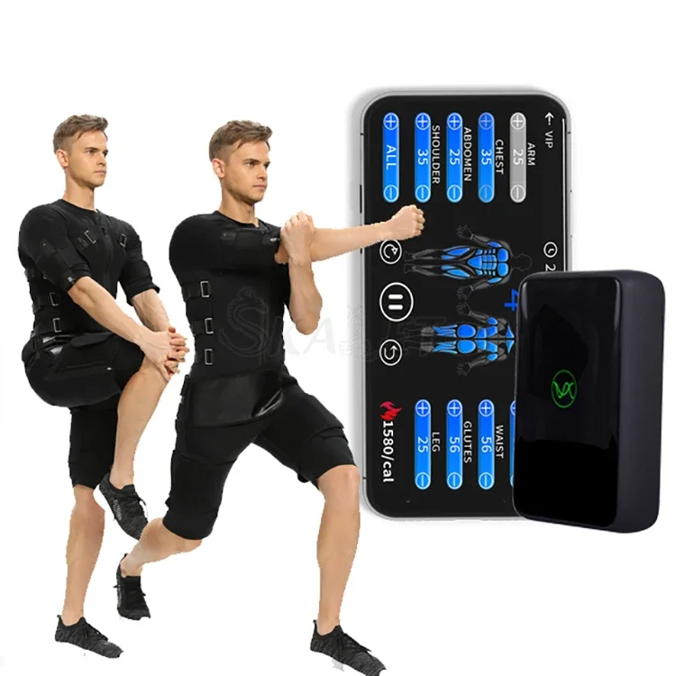 Wireless EMS Suit Fitness Electro Muscle Stimulation Whole Body Muscle Training Body Sculpting Machine