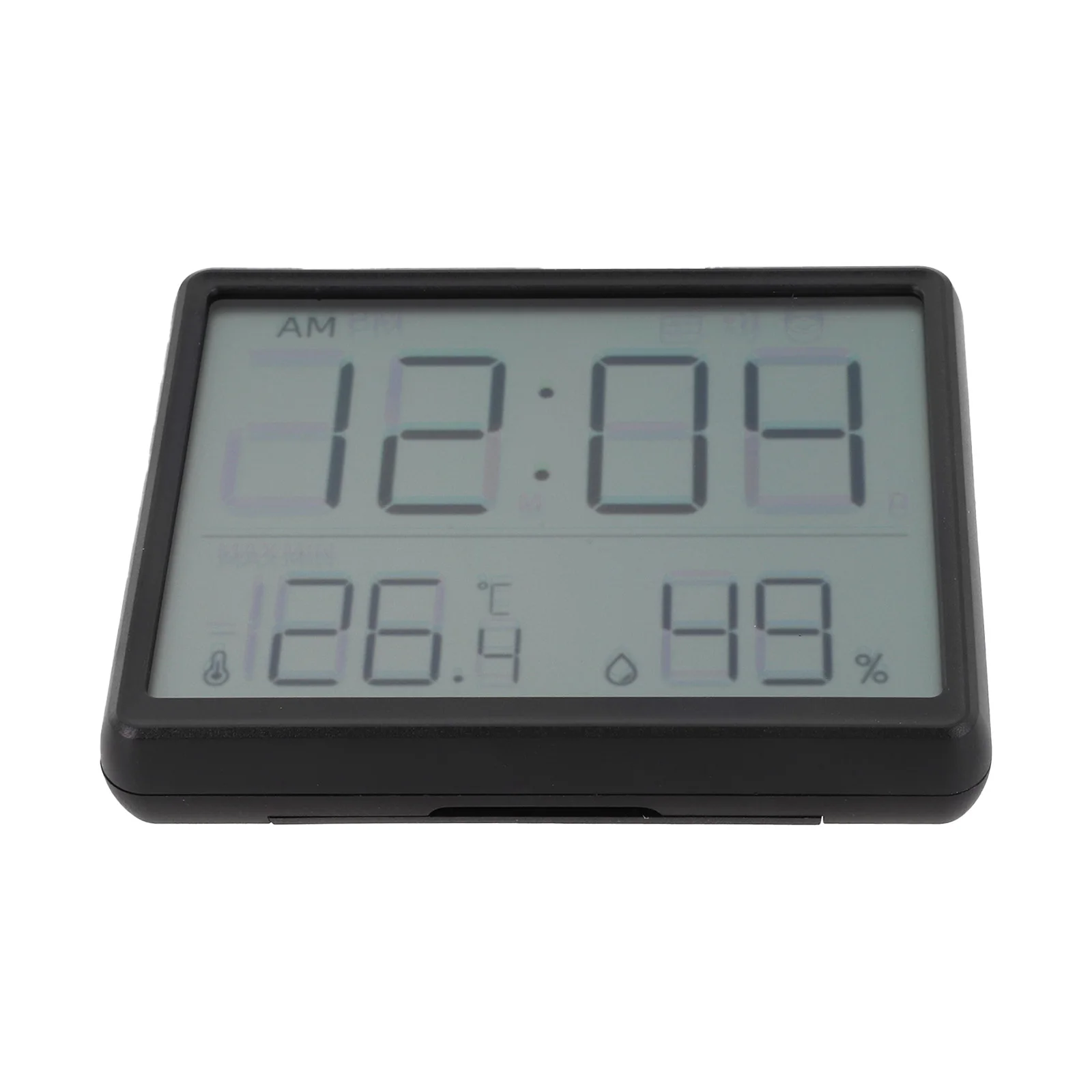 Multifunction Thermometer Hygrometer Electronic Temperature Humidity Clock  Bring Style to Your Space with White or Black Color