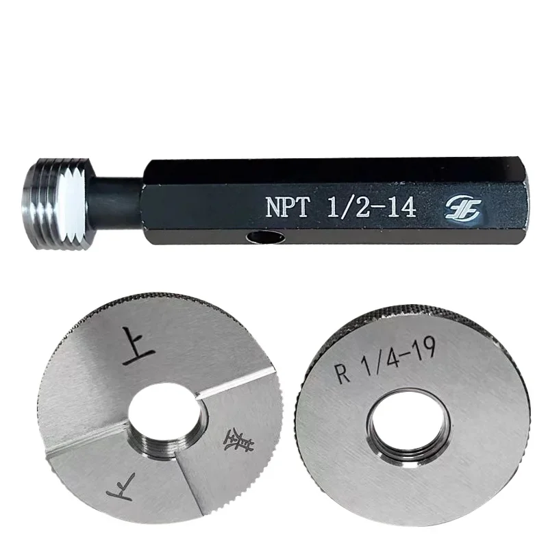 Gas Cylinder Thread Plug Gauge NGT3/4 Thread Gauge Rc Thread Plug , Taper NPT Pass  Smooth Plug  Go and Nogo