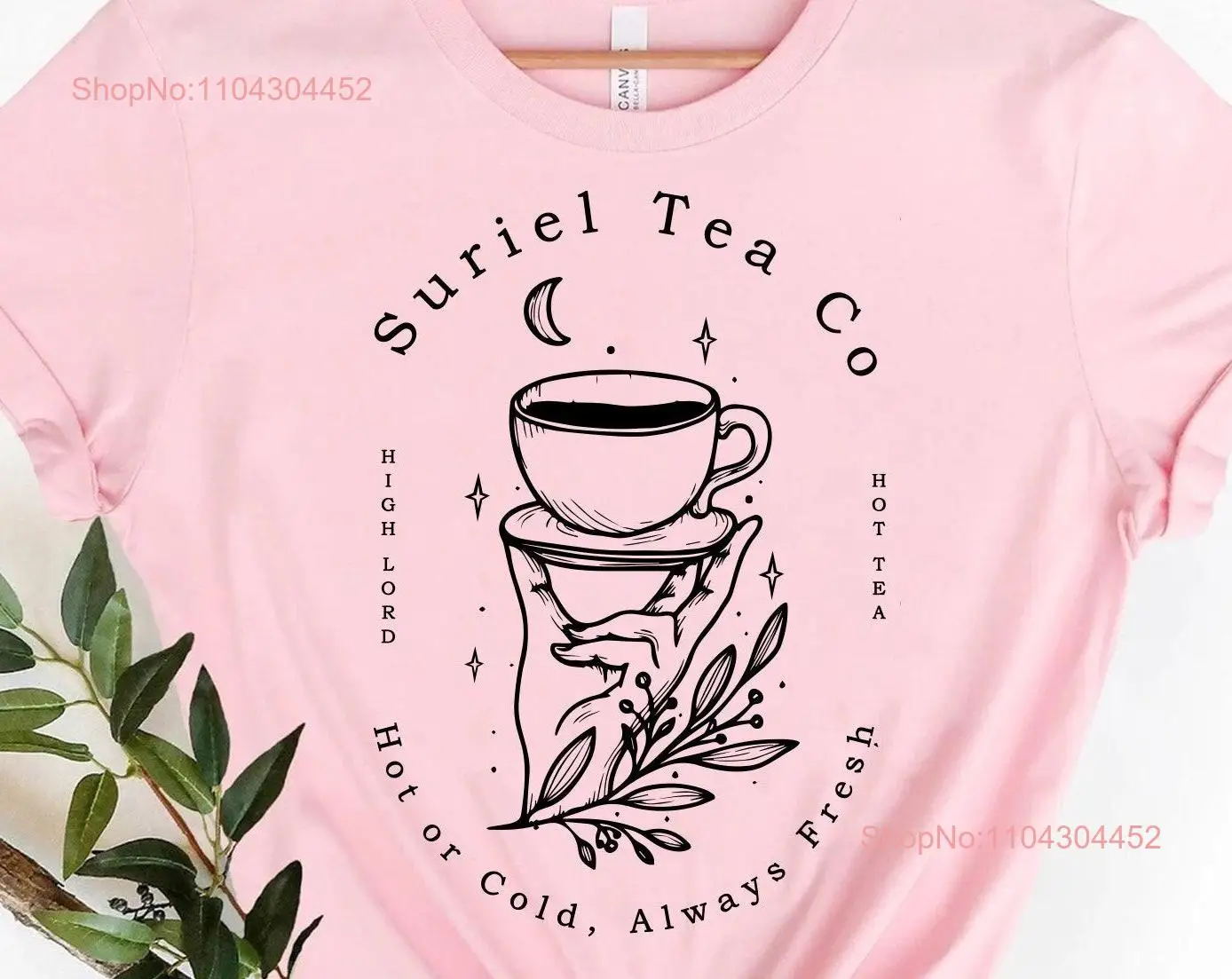 Suriel Tea Co shirt Acotar Sweater Bookish Sweat Sarah J Maas T A Court Of Thorns And Roses long or short sleeves