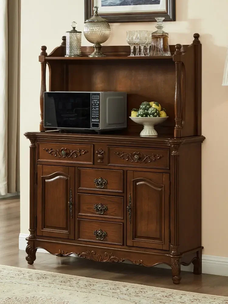 American Solid Wood Home Entrance Cabinet Foyer Aisle Storage Living Room Household Dining Side CabinetD21