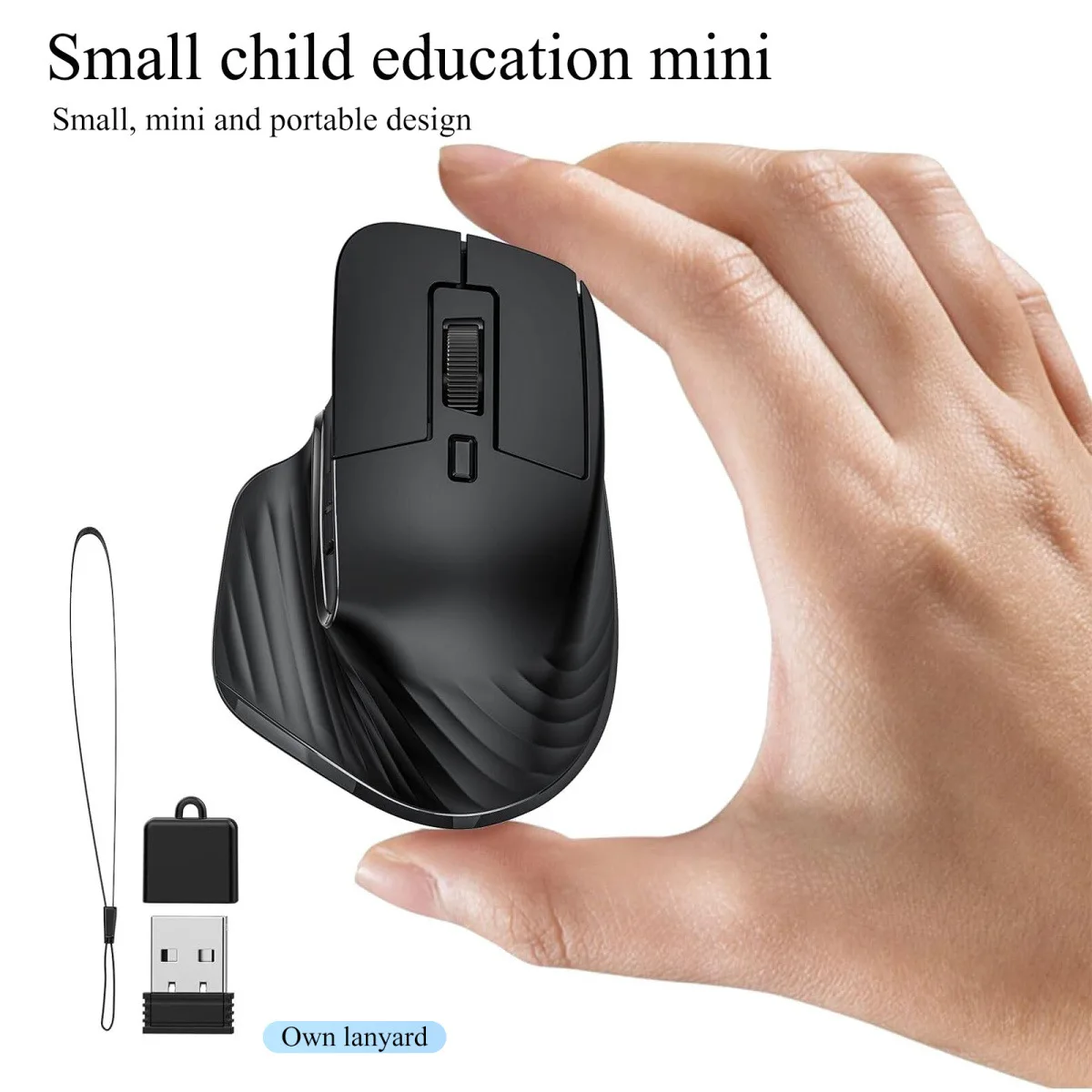 2024 NEW T16 Dual Mode Mini Mute Mouse 2.4G+BT5.1 Portabl Wireless Mouse 4800dpi Adjustable for Laptop And desktop computers