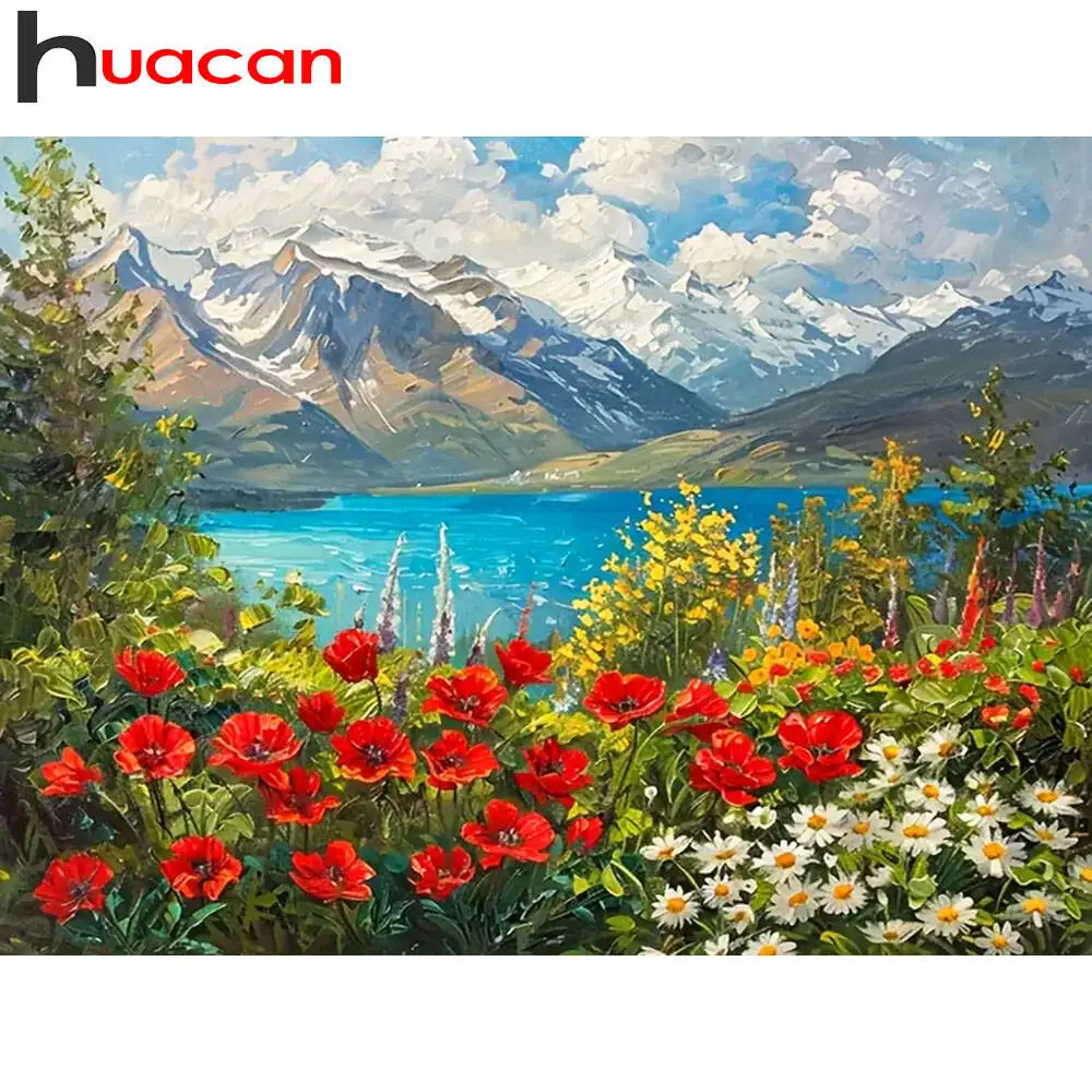 Huacan DIY-Diamantgemälde, Tiger-Diamant-Mosaik, Tier, neue Kollektion, 2025, dekorative Gemälde für Zuhause