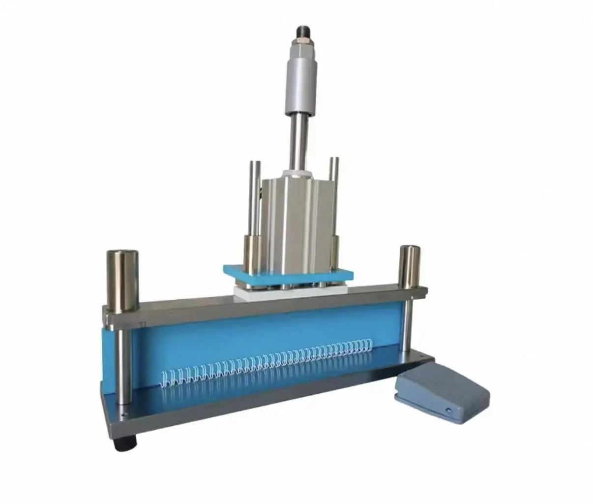 400mm Pneumatic Double Loop Wire Binding Machine - High Efficiency for Small Calendar/Notebook Teaching tools