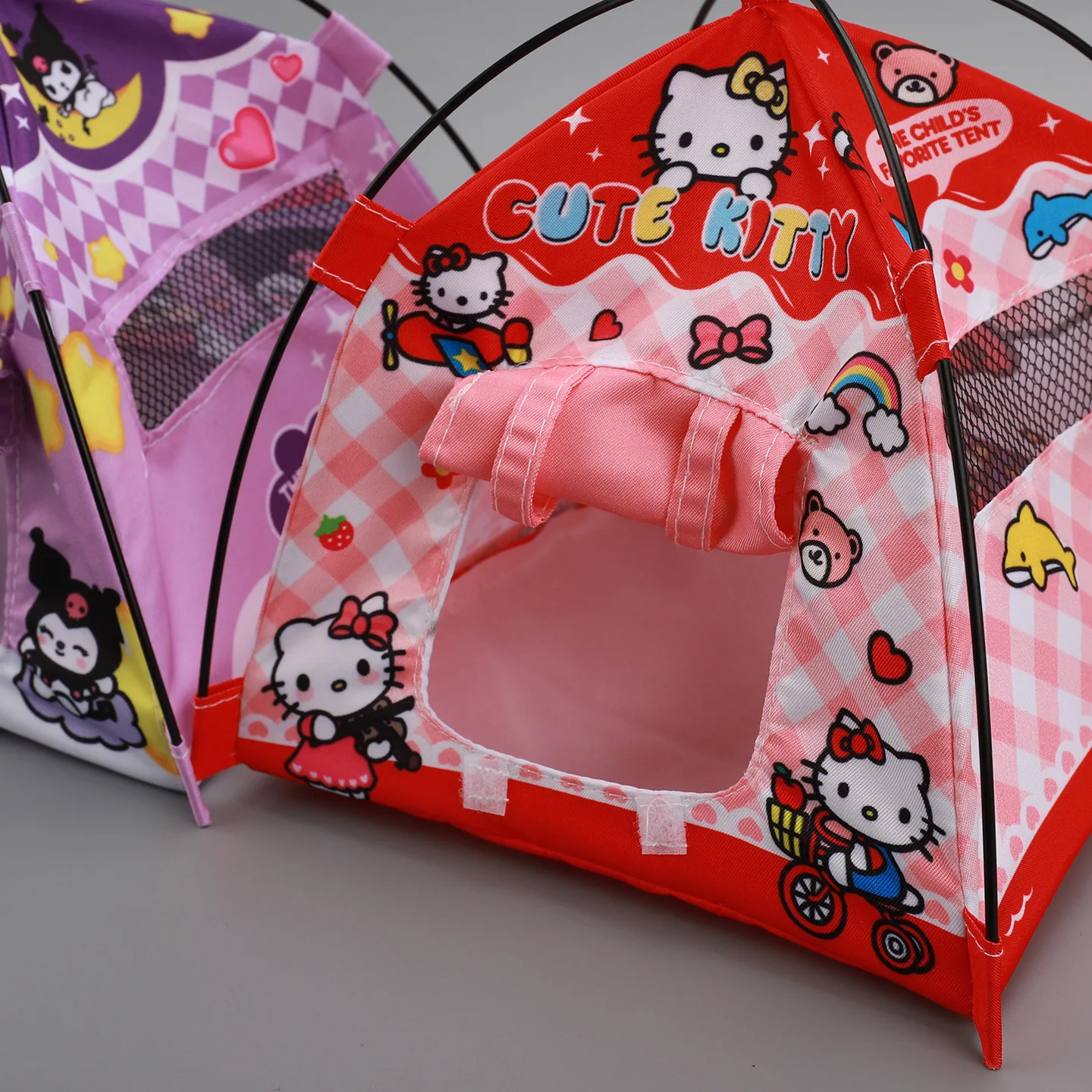 

New Creative Miniature Mini Tent Simulation Doll House Accessories Children's Play House Micro Scene Camping Model