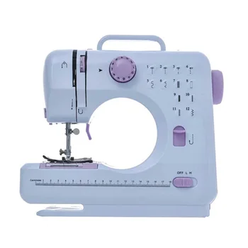 Portable Sewing Machine for Beginners Kids Mini Electric Home Craftsmanship Mending Sewing Machine with 12 built-in stitches
