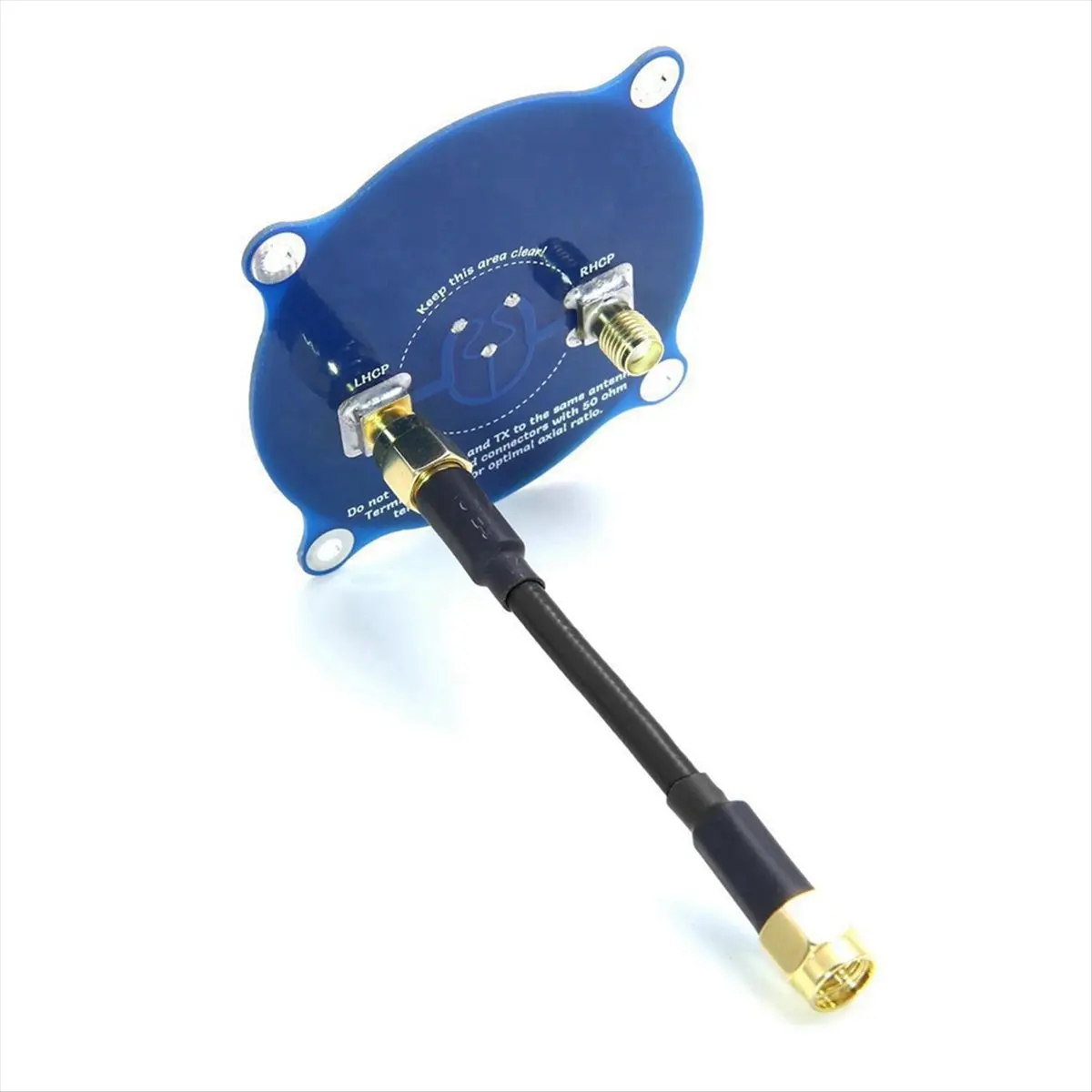Triple Feed Patch Array Antenna 5.8G 9.4DBI Circular Polarized FPV Antenna for RC Fatshark FPV Goggle DIY SMA