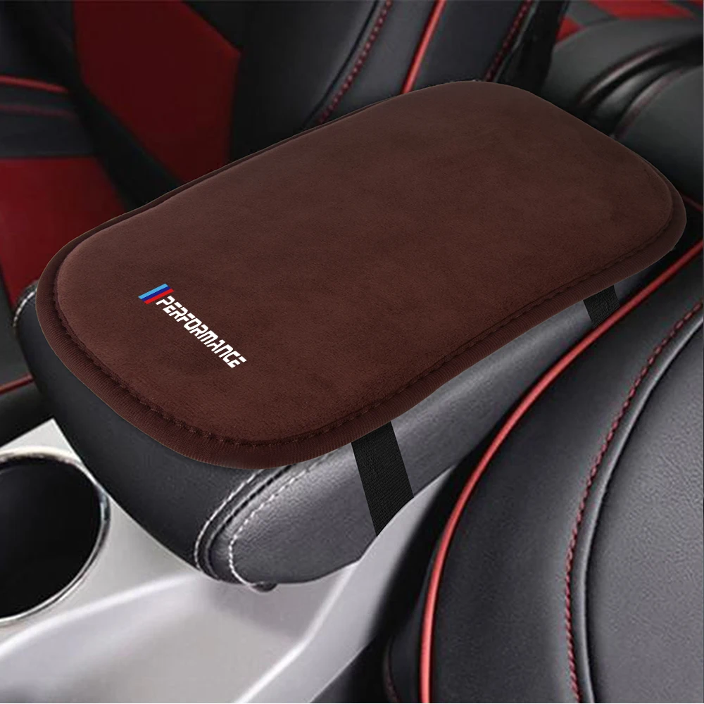 Car Central Console Armrest Box Pad Armrest Box Guard Cover Accessories for Bmw Performance M X6 F30 E39 E36 F20 E87 G30 E92 E91