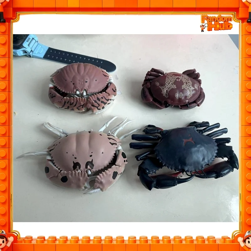 

Коллекционная реалистичная модель краба Bandai: Отличная иллюстрированная книга по биологии, украшение, игрушка, подарок для фанатов