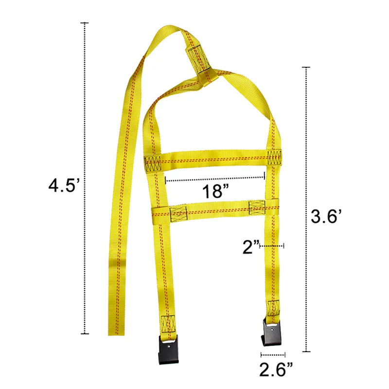 1pcTire handling fixing belt fastener rescue vehicle obstacle removal vehicle accessories trailer vehicle binder binding belt