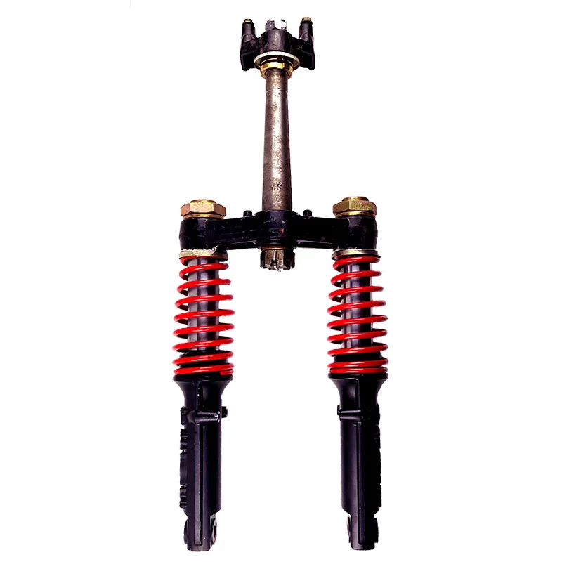 

Electric tricycle full canopy front shock absorber, front fork, direction column, upper and lower boards, passenger enclosed