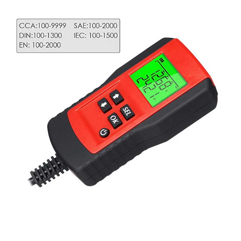 Automobile Battery Tester Internal Resistance Life Battery Current Capacity Test Instrument Ae300 Scanner Tool