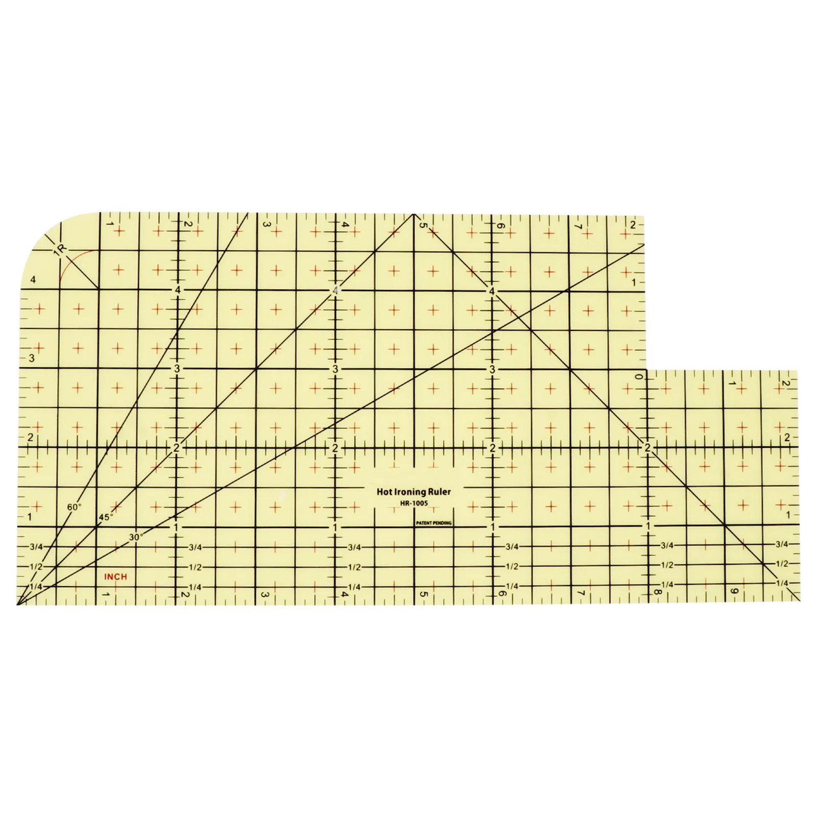 

Heat Resistant Quilting Ruler Sewing Steam Tailoring Supplies Ironing Fold Cloth Mark Press Hems Bevel Craft Patchwork Tool High