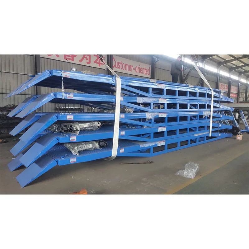 Cheaper Manufacturer Portable Mobile Truck Loading Ramp Yard Ramp Hydraulic Container Dock Ramp for Truck Forklift