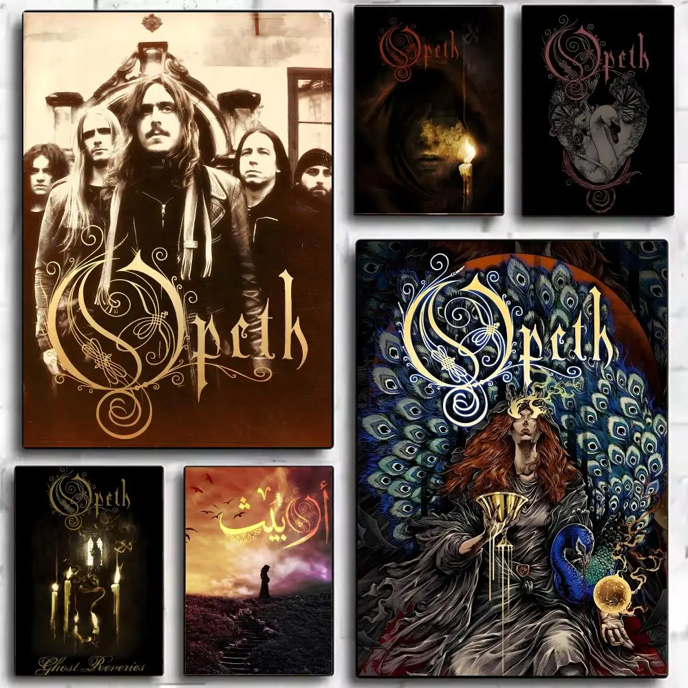 Progressive Metal Band O-opeth Poster Modern Wall Decor Collection for Home Design