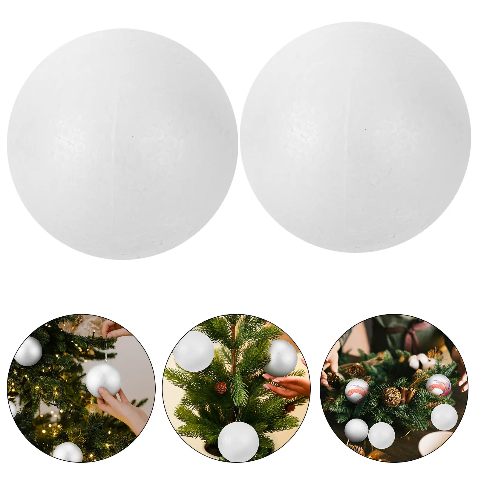 

Набор из 6 пенопластовых шаров (12 см) для творчества: поделки, рисование, детские DIY-проекты, рождественские украшения, школьные занятия, развивающие художественные навыки для детей