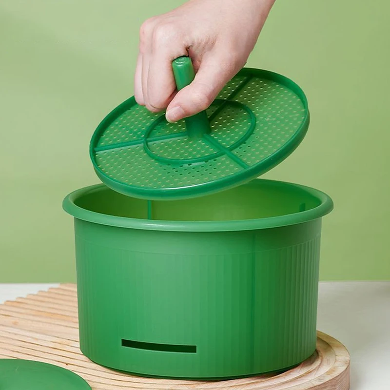Garden Hydroponic Peanut Sprouting Box Seed Sprout Tray Pea Bean Seedling Sprouter Cat Grass Germination Soilless Planting Pot