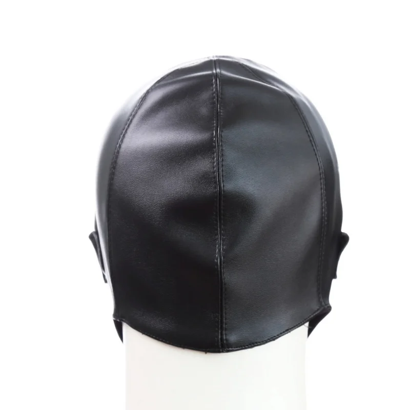 Accessori esotici cappelli divertenti per adulti cappello senza tesa PU Leather Cosplay Performance puntelli maschere Decorative per il viso per