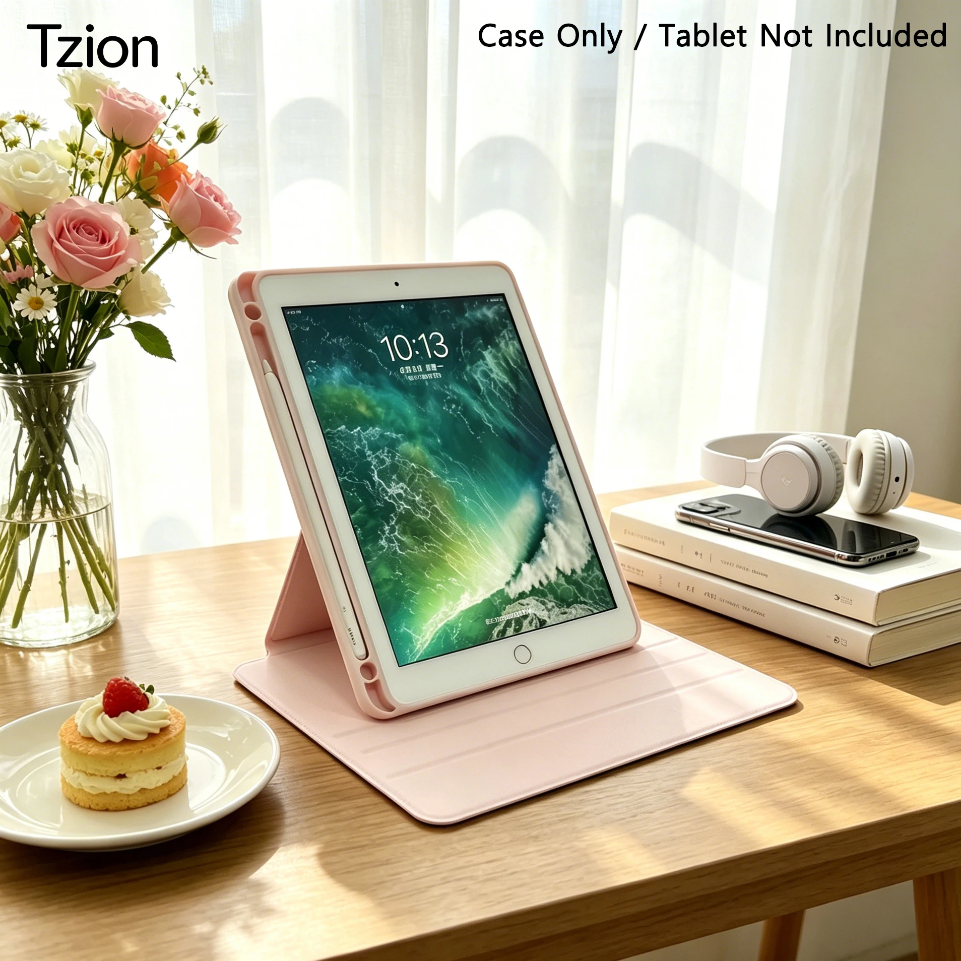 Für Apple iPad mini Air Pro 8.3 9.7 10.2 10.5 10.9 11 12.9 13 M2 6. 7. 8. 9. 10. 11. Generation 360° Drehbare Tablet-Hülle