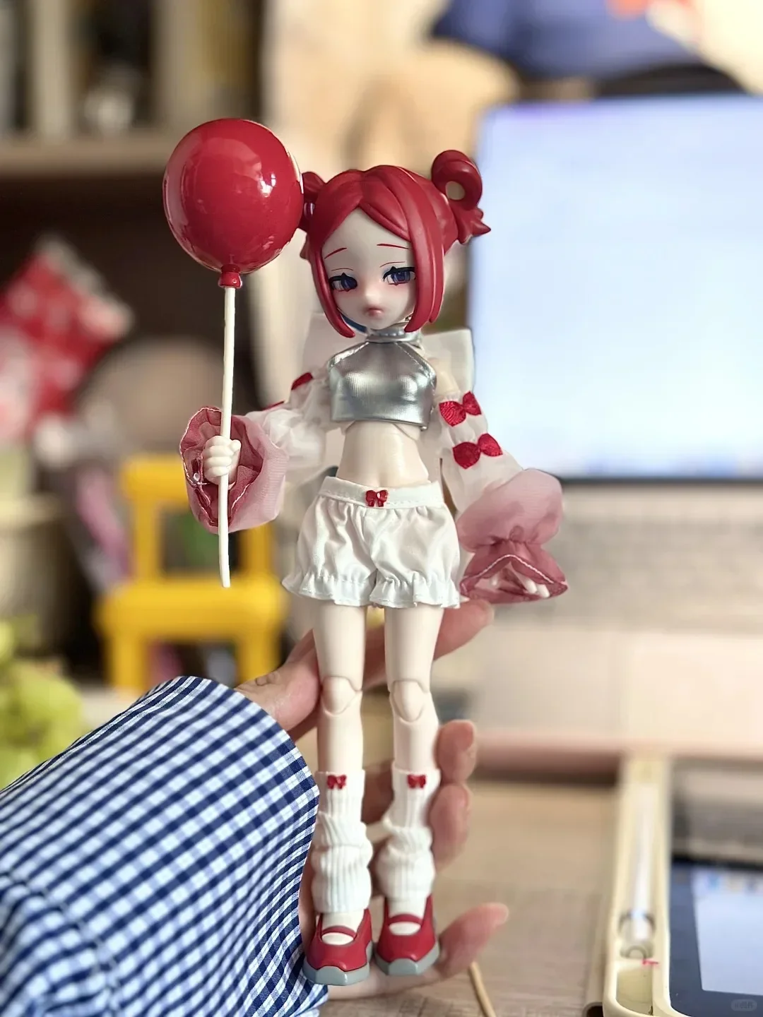 إيف لينا دريم بارك سلسلة ألعاب صندوق أعمى ، دمى متحركة ، إصدار Q ، Bjd ، Mjd ، نموذج قابل للتحصيل ، ديكور طاولة كاواي #1