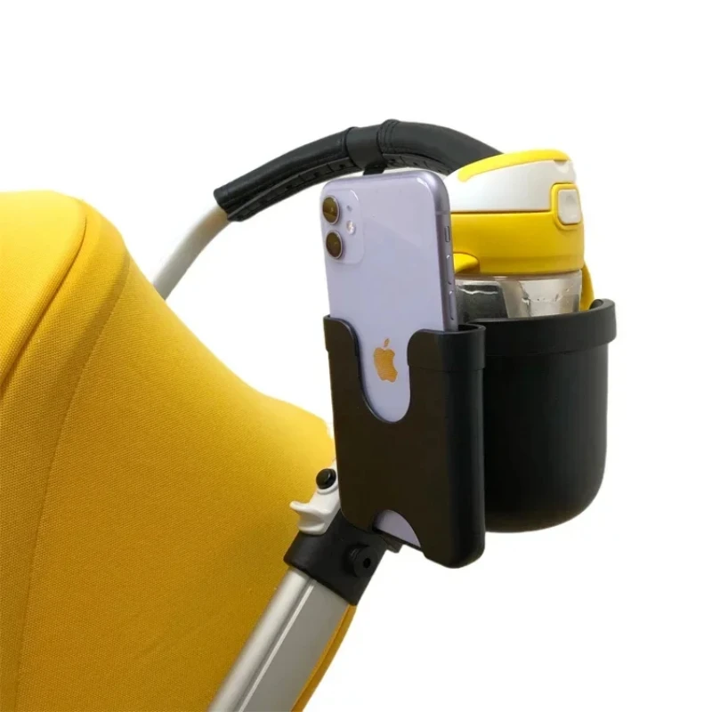 47 Universal Stroller Cup Holder - Compatible with Water Bottles, Baby Bottles, and Phones, Multi-Purpose Drink Holder.