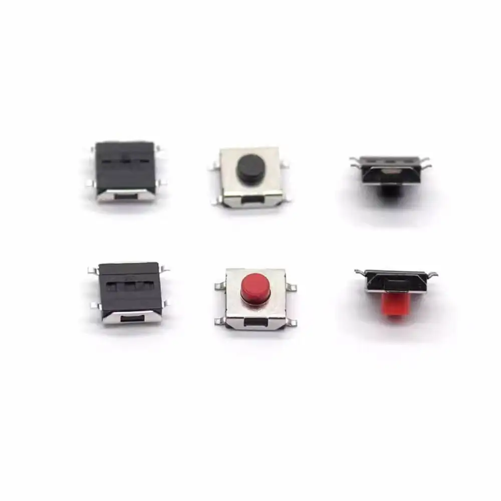 Imagem -06 - Micro Interruptor de Botão Smd Vermelho Preto Azul Branco Smd 62x62x25 62x62x3. 4. 5. Milímetros 1000 Peças