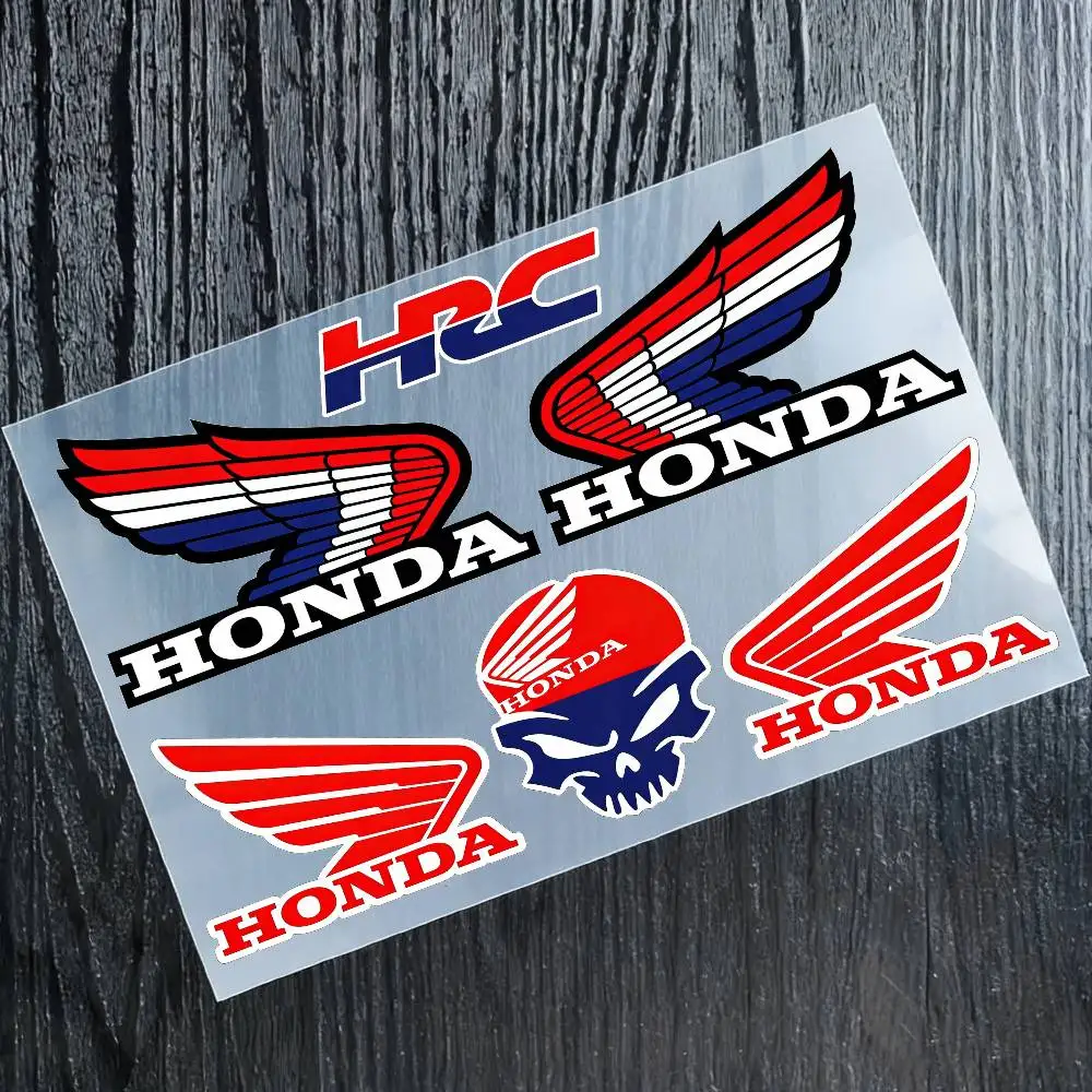 For HONDA Reflective Motorcycle Stickers, 3M Safety Warning At Night In The Dark Scooter Helmets