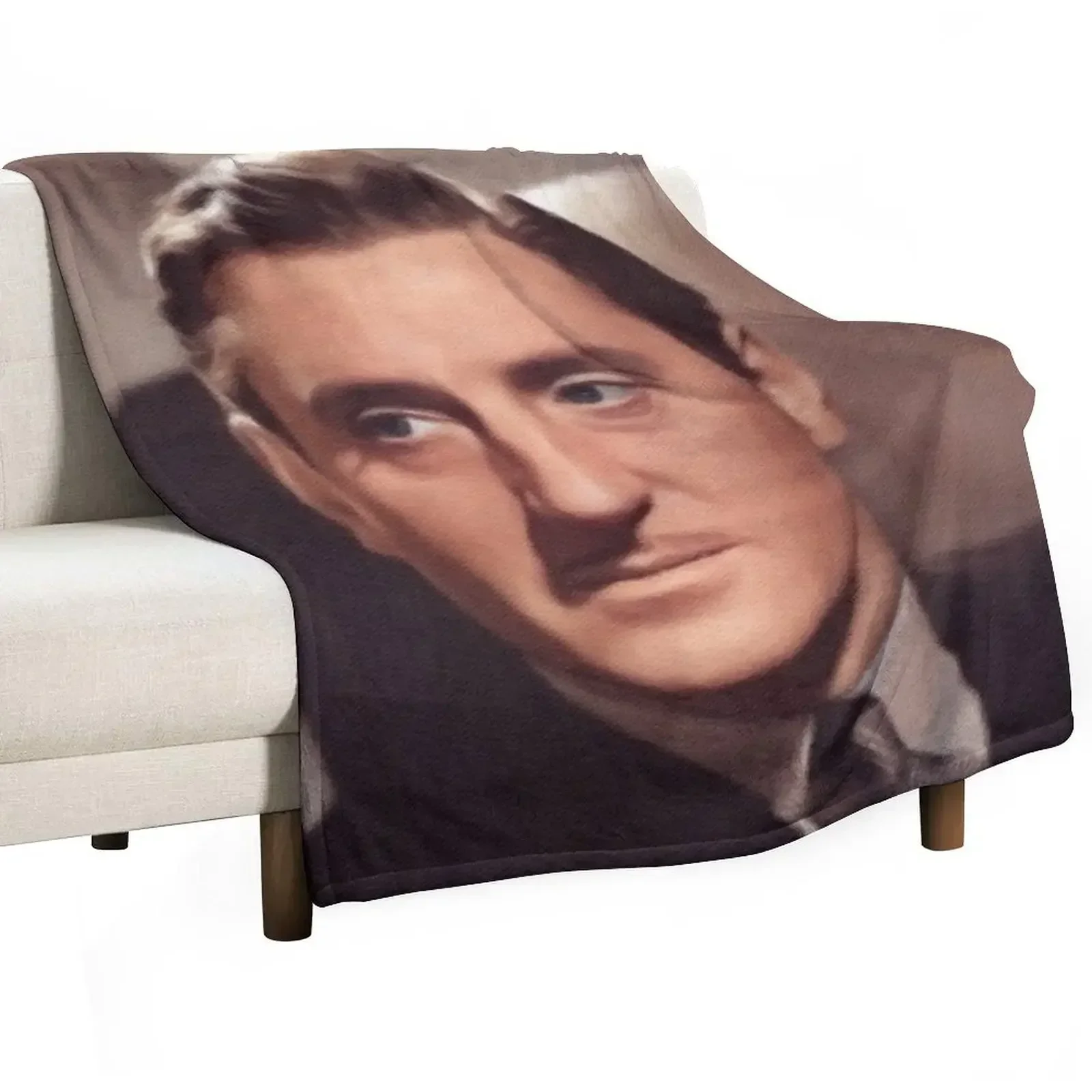 Basil Rathbone, Movie Star Throw Blanket bed plaid Stuffeds Blankets