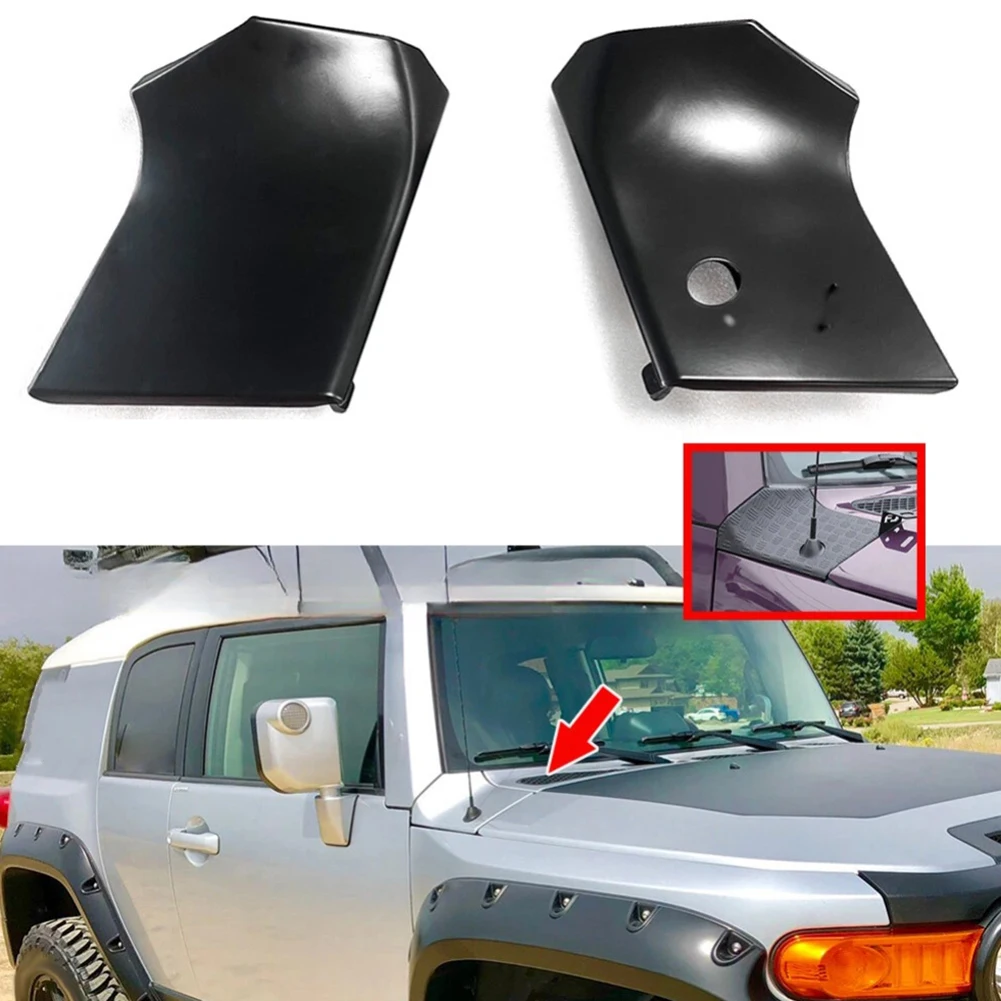 Immagine 3: Per Toyota PER FJ Cruiser 07-21 Cofano Rivestimento Laterale Della Copertura Anti-Graffio Resistente Pannello NERO ABS Accessori Auto