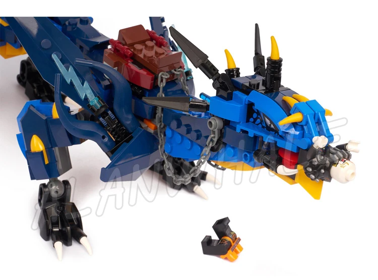 515 個忍者ストームブリンガーライトニングドラゴンハンタースワイピングテール機能 10936 ビルディングブロックおもちゃモデルと互換性あり