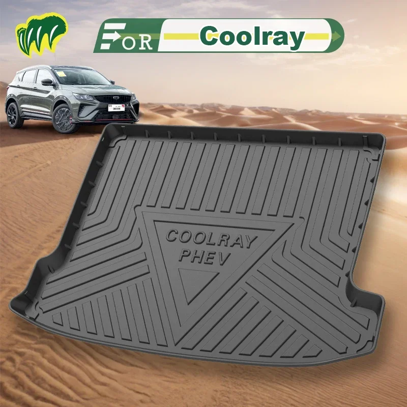 

For Geely Coolray E PRO PHEV 2019-2022 Custom Fit Car Trunk Mat All Season Black Cargo Mat 3D Shaped Laser Measured Trunk Liners