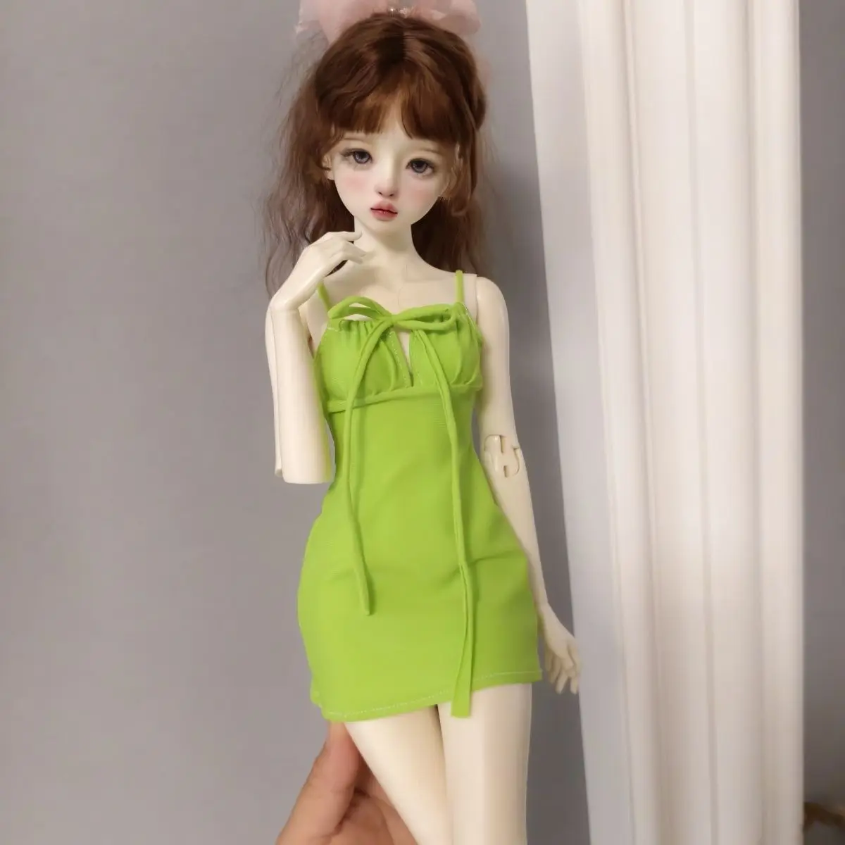 1/4 1/3 Doll's Clothes for 45/60cm Bjd Doll Camisole Skirt Slim Fit Dress Girl Toys Dress Up Play House Doll Accessories,no Doll