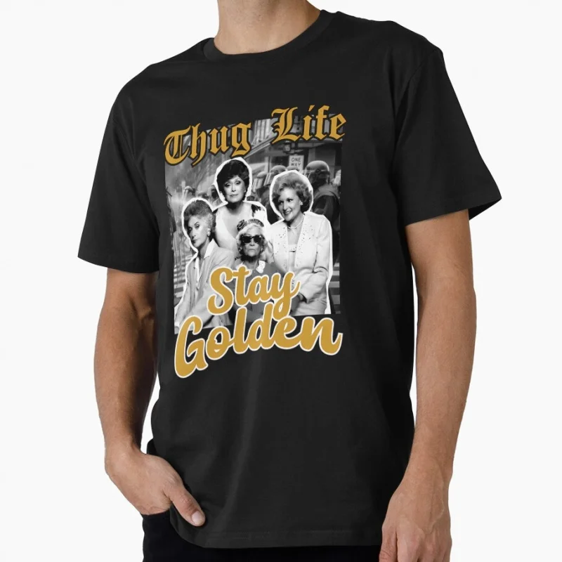

80's Retro TV Sitcom The Golden Girls Gift T Shirt for fans 100% Cotton Print tee Old Ladies Graphic Clothes US Size Tops S-6XL
