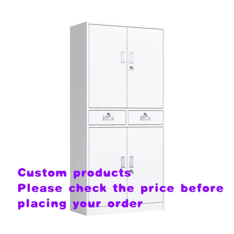 custom.Lockable Metal Cupboard with Smooth Drawers, Durable Organizer Files, Folders, and Archive Use