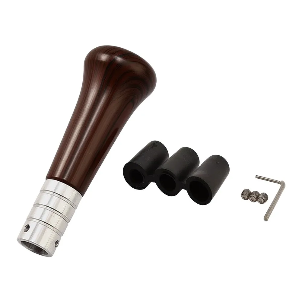 Automatic Transmission Car for shifter Knob As Shown Walnut Wood Knob High Universality Fitment ABS Material Brown Color