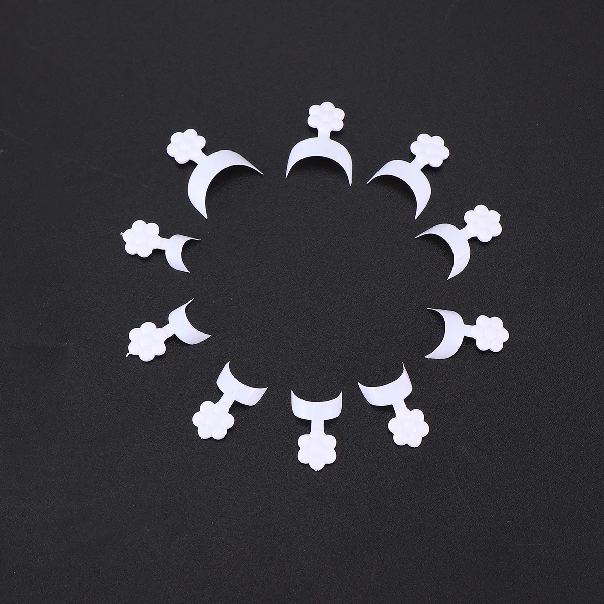 

500pcs French Nail Tips Premium Quality No Smell Easy Apply For Diy Home Manicure Salon Nail Art Sticker Guide Tool