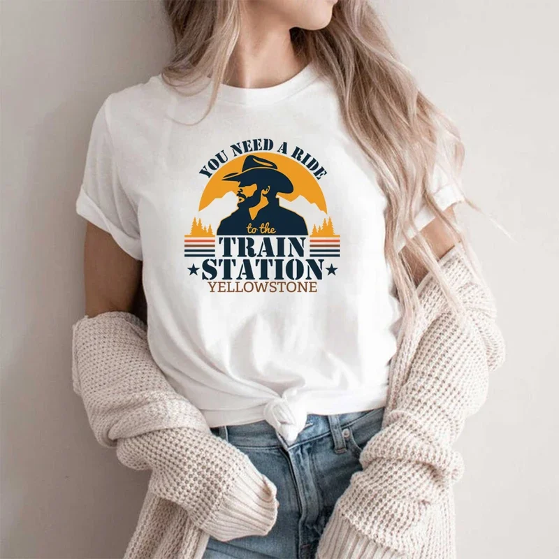 You Need A Ride Train Station Rip Wheeler T-shirt Yellowstone Tv Show Shirt Beth Dutton Dutton Ranch Tee Vintage Rip Graphic Tee