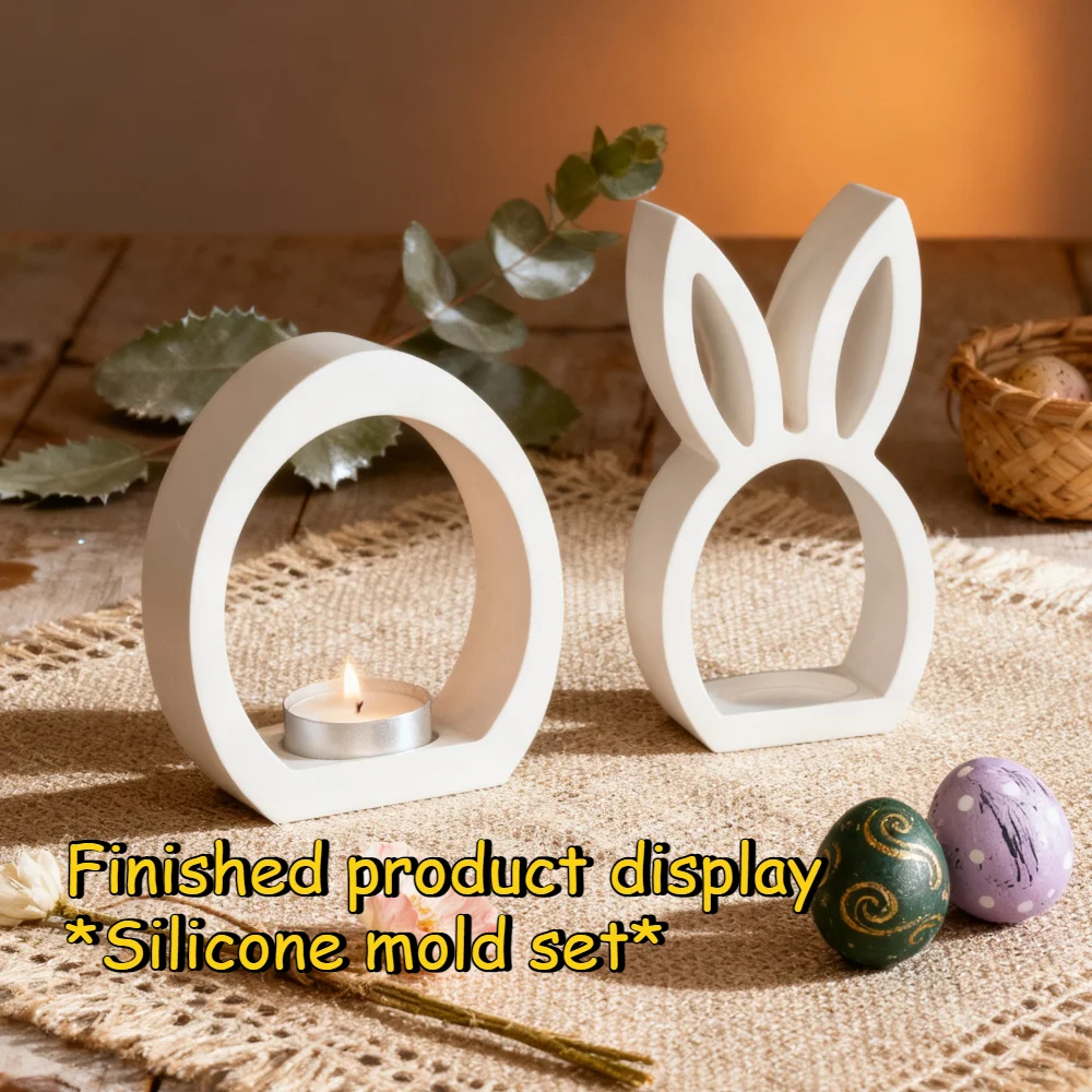 DIY 3D Hollow Rabbit & Love Si - Candle Making Fat review and price