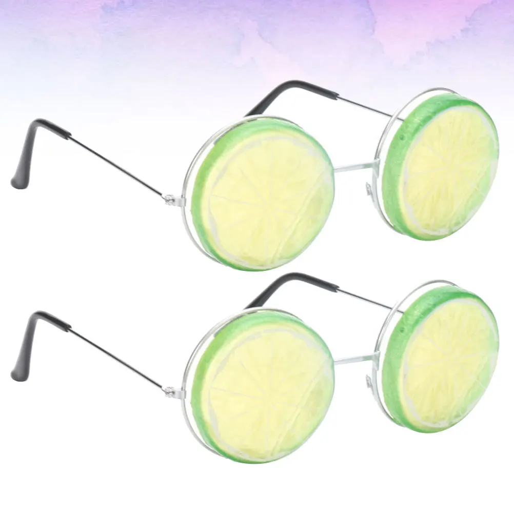 

2Pcs Lemon Glasses Fruits Wedding Dress Cosplay Funny Party Eyeglasses Lightweight Stylish Attractive Unique Shape