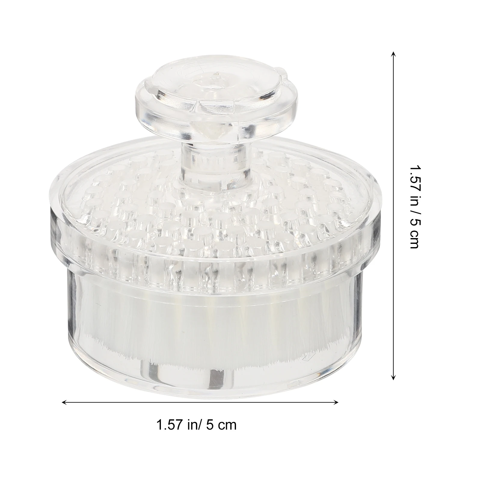 

Manual Facial Cleansing Brush Soft Bristle Exfoliating Scrubber Deep Cleaning Portable Non Irritating Shiny Skin Face Tool
