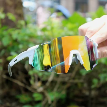 JSJM 2024 Neue Outdoor-Sport Radfahren Gläser Fahrrad Photochrome Polarisierte Sport Sonnenbrille MTB Fahrrad Brille Brillen Männer Frauen