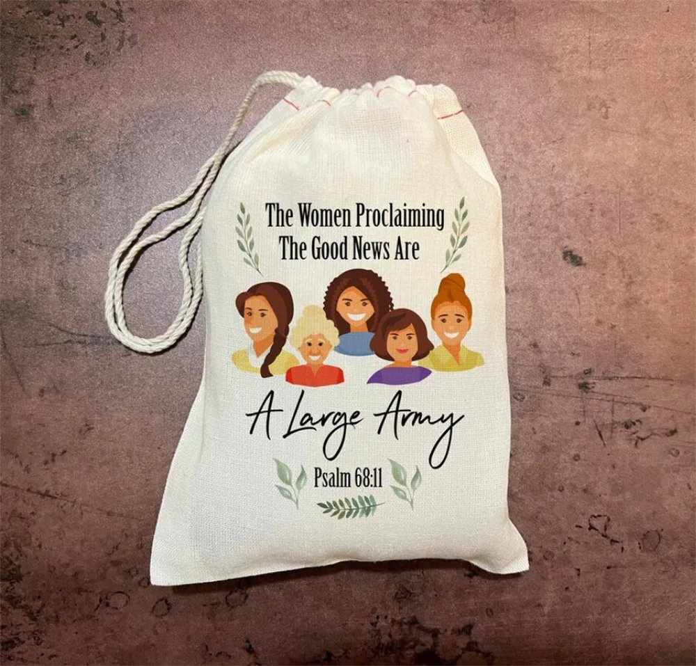 10PCS Custom JW Gift Bags - Pioneer Ministry - Woman Army themed - Personalized - Pioneer gift Bags - Pioneer School Spanish