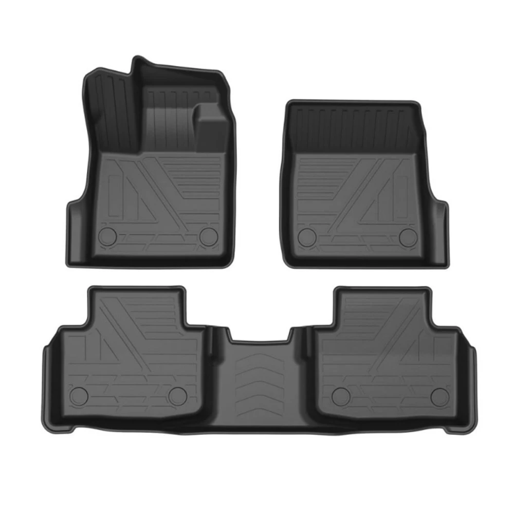 

For Jaguar I-PACE 2018-2019 Car Floor Mats Front Rear Mats 3D TPE Liner All Weather Waterproof LHD Car Foot Pads Floor Liner