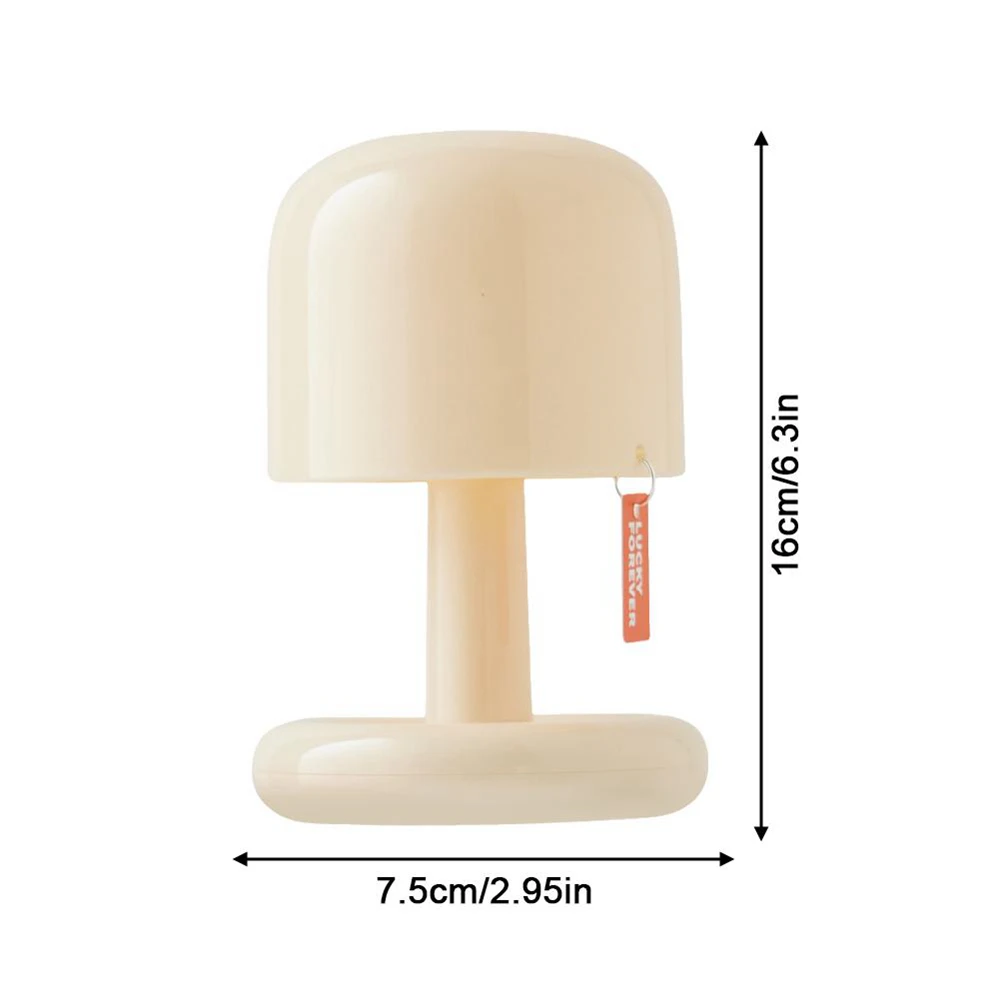 LED Mushroom Table Lamp Recarregável Sunset Night Light, Mini Desktop, Home Bedroom, Room Decor, Children Gift