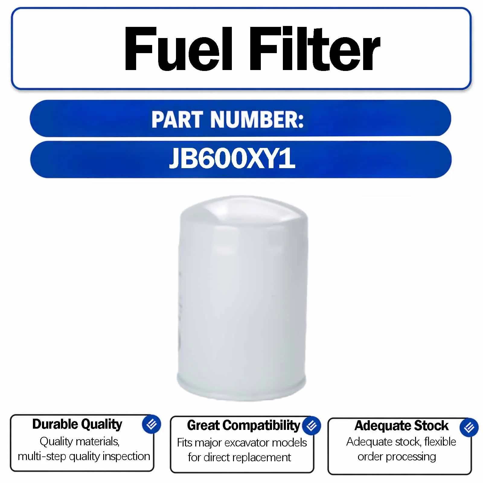 Oil Filter JX0810Y For Lingong LG670BM LG680BM Wheel Excavators
