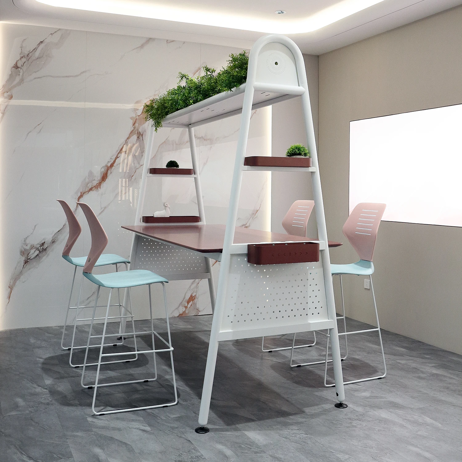 

new design casual high table coffee table meeting rectangular office bar