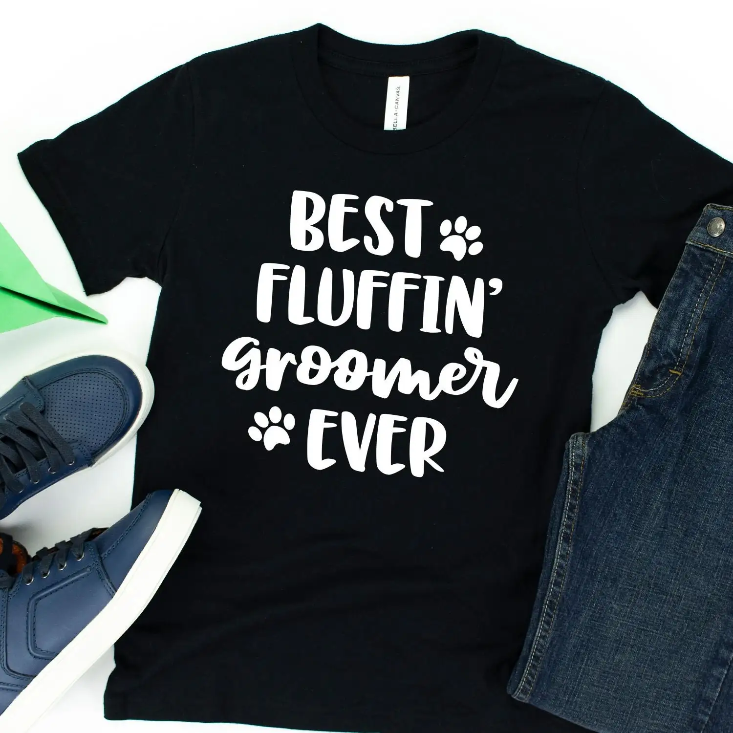 

Лучшая футболка Fluffin Groomer Ever для ухода за собаками для домашних щенков