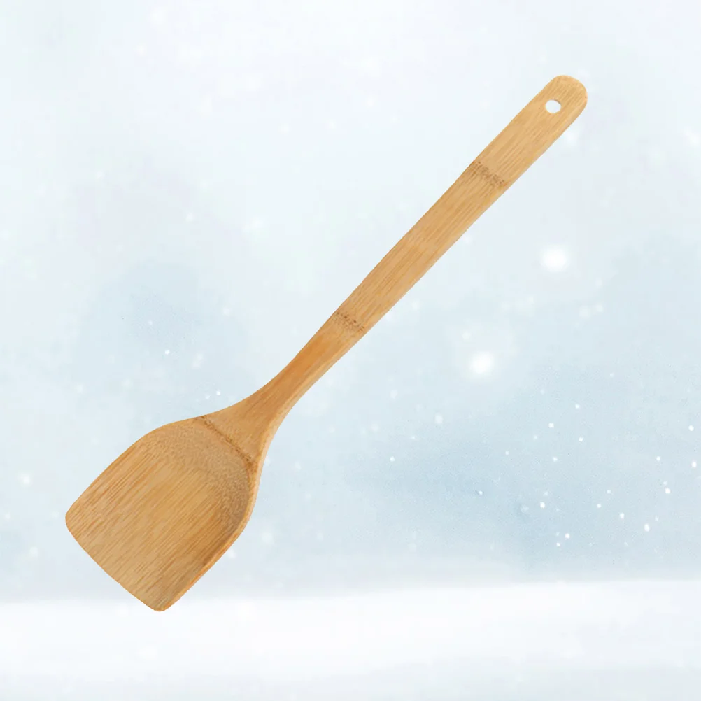 1pc Flat Wooden Cooking Spatula Non Multi Functional Cooking Utensils 35CM for Home